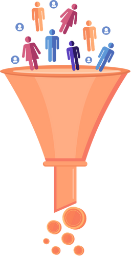 Funnel Illustration